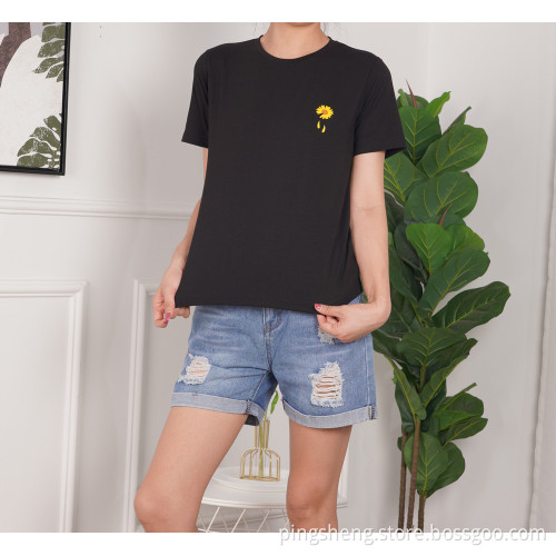 Daisy Print Short Sleeve